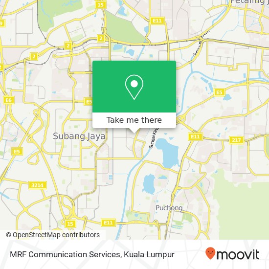 MRF Communication Services map