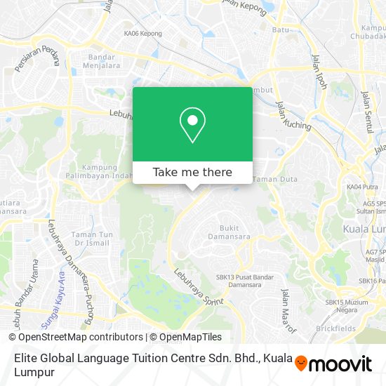 Elite Global Language Tuition Centre Sdn. Bhd. map