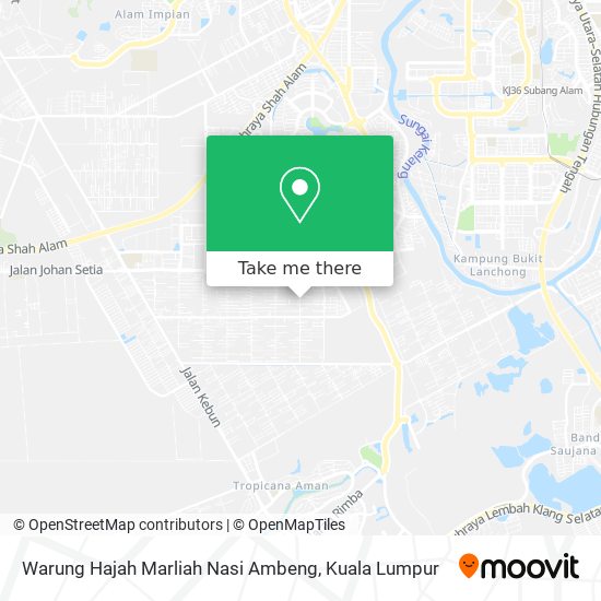 Warung Hajah Marliah Nasi Ambeng map