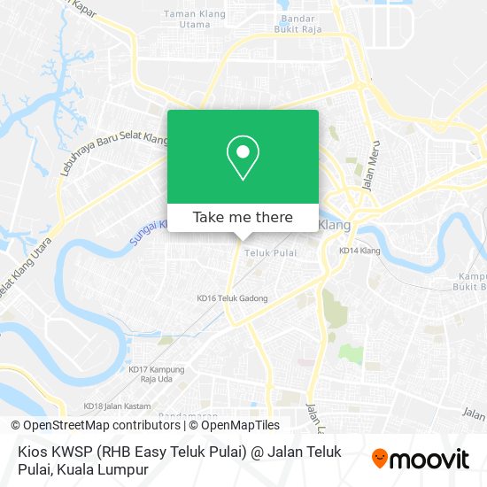Kios KWSP (RHB Easy Teluk Pulai) @ Jalan Teluk Pulai map