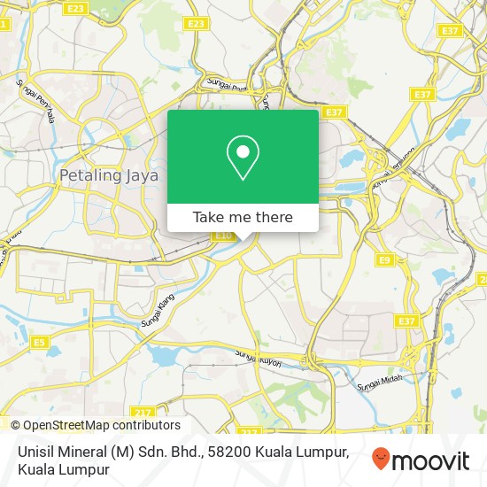Peta Unisil Mineral (M) Sdn. Bhd., 58200 Kuala Lumpur