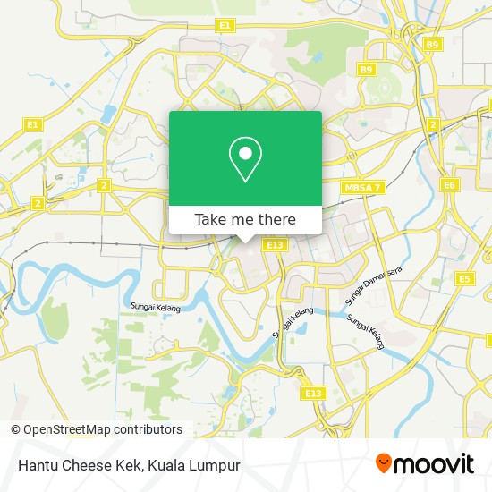 Hantu Cheese Kek map