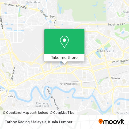 Fatboy Racing Malaysia map