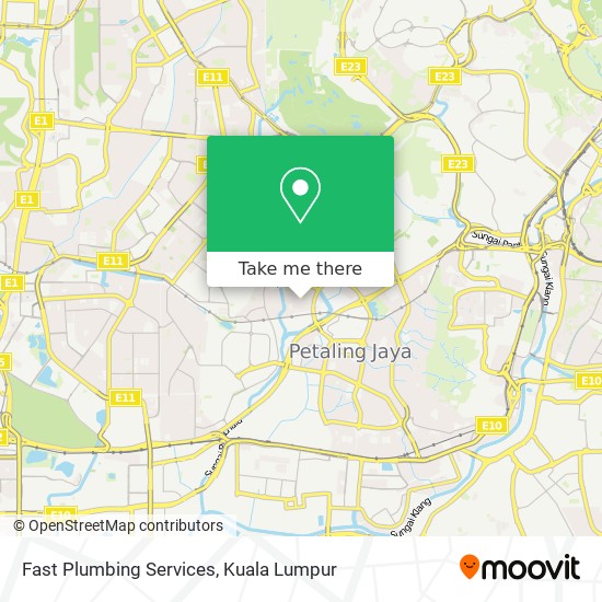 Fast Plumbing Services map