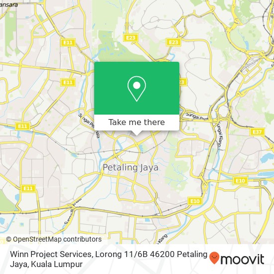 Winn Project Services, Lorong 11 / 6B 46200 Petaling Jaya map