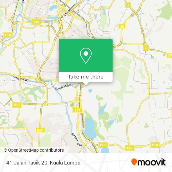 41 Jalan Tasik 20 map