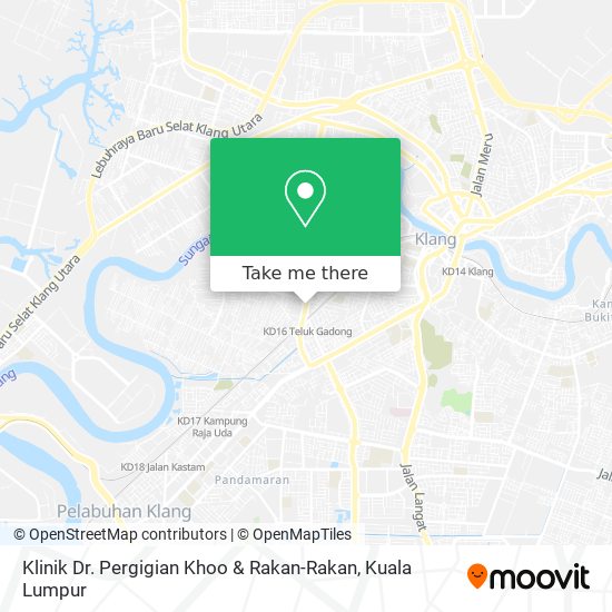 Peta Klinik Dr. Pergigian Khoo & Rakan-Rakan