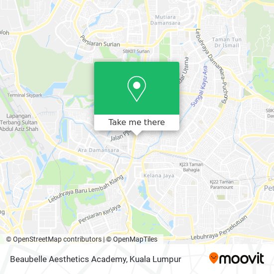 Beaubelle Aesthetics Academy map