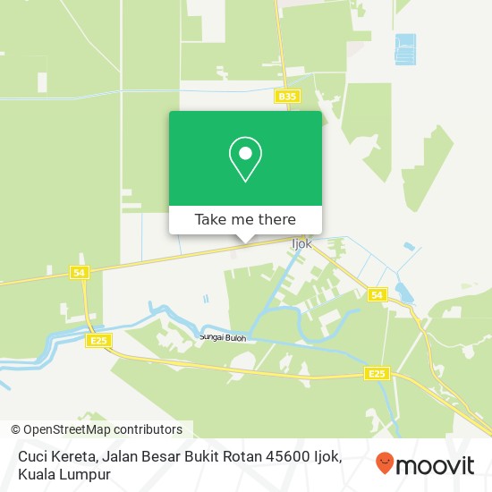 Cuci Kereta, Jalan Besar Bukit Rotan 45600 Ijok map