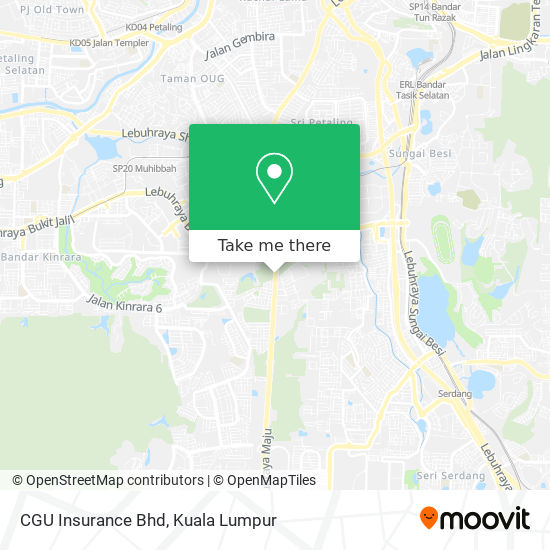 CGU Insurance Bhd map