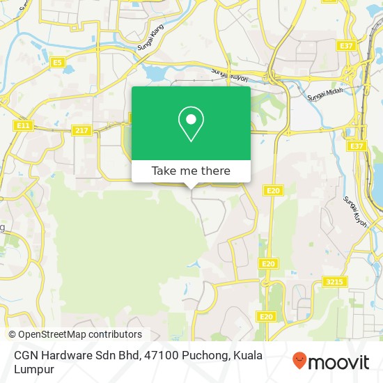 CGN Hardware Sdn Bhd, 47100 Puchong map