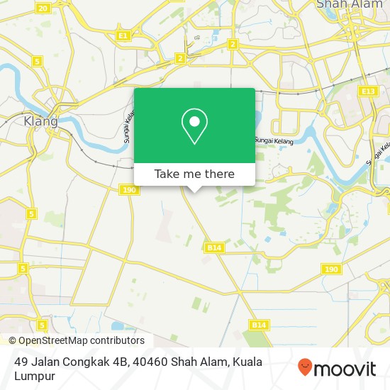 Peta 49 Jalan Congkak 4B, 40460 Shah Alam