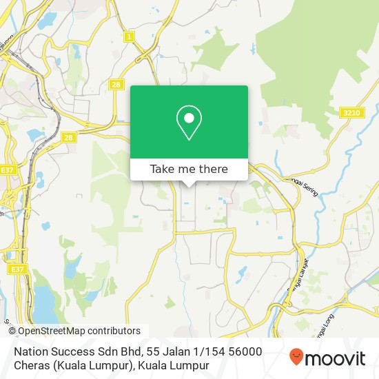 Nation Success Sdn Bhd, 55 Jalan 1 / 154 56000 Cheras (Kuala Lumpur) map