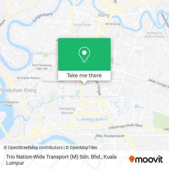 Trio Nation-Wide Transport (M) Sdn. Bhd. map