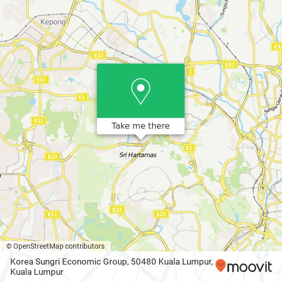 Korea Sungri Economic Group, 50480 Kuala Lumpur map