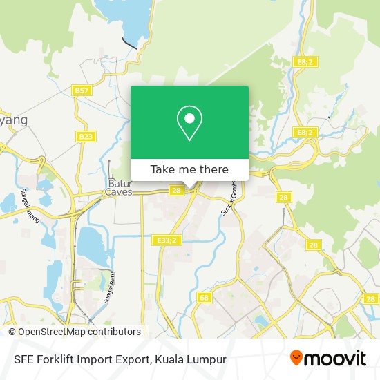 SFE Forklift Import Export map
