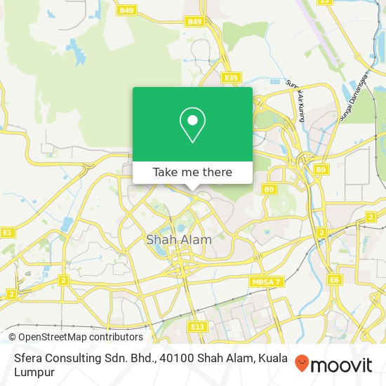 Sfera Consulting Sdn. Bhd., 40100 Shah Alam map