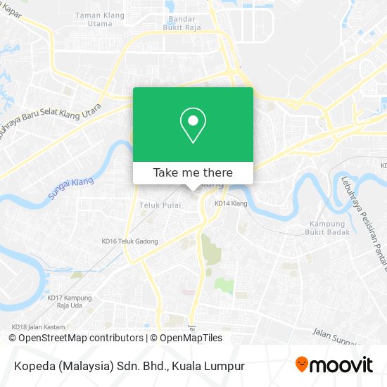 Kopeda (Malaysia) Sdn. Bhd. map