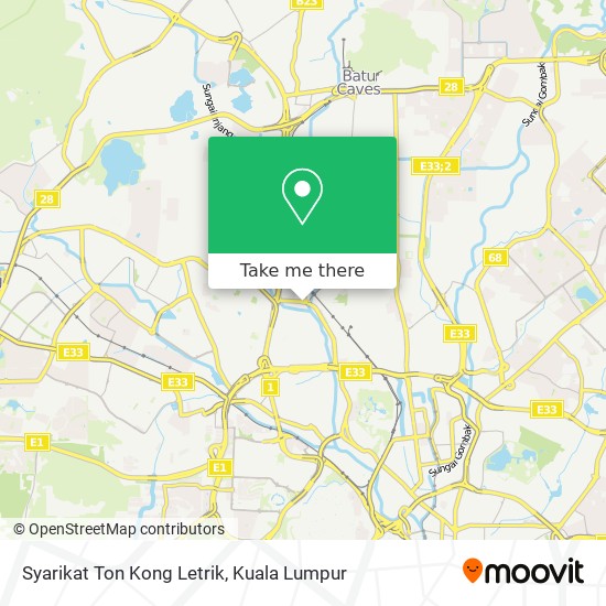 Syarikat Ton Kong Letrik map
