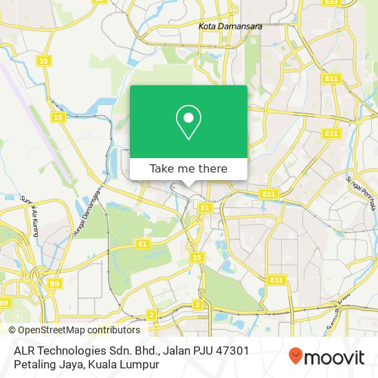 ALR Technologies Sdn. Bhd., Jalan PJU 47301 Petaling Jaya map