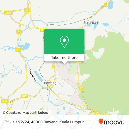 Peta 72 Jalan 2/24, 48000 Rawang