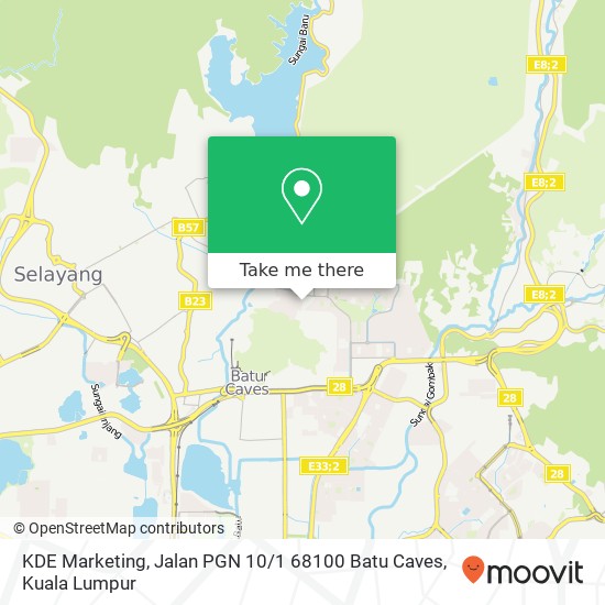 KDE Marketing, Jalan PGN 10 / 1 68100 Batu Caves map