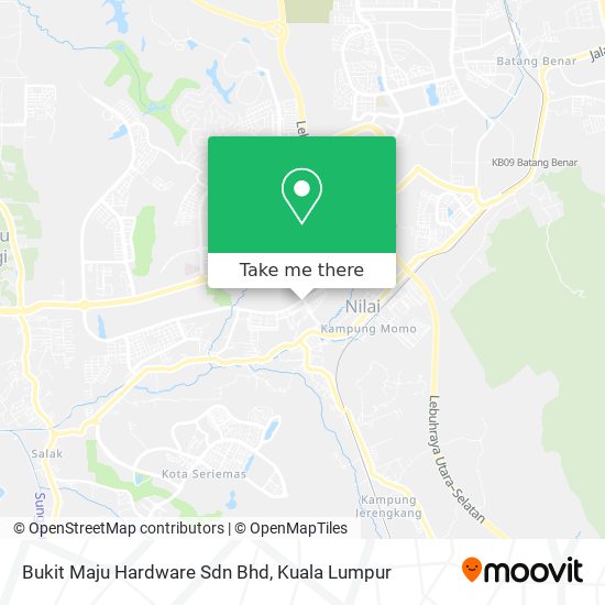 Peta Bukit Maju Hardware Sdn Bhd