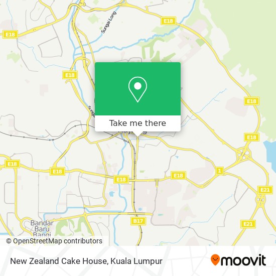 New Zealand Cake House map