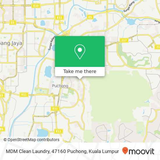 Peta MDM Clean Laundry, 47160 Puchong