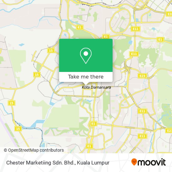 Chester Marketiing Sdn. Bhd. map