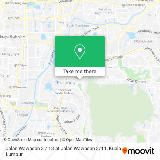 Jalan Wawasan 3 / 13 at Jalan Wawasan 3 / 11 map
