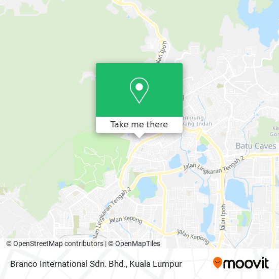 Branco International Sdn. Bhd. map