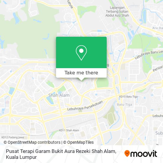 Pusat Terapi Garam Bukit Aura Rezeki Shah Alam map