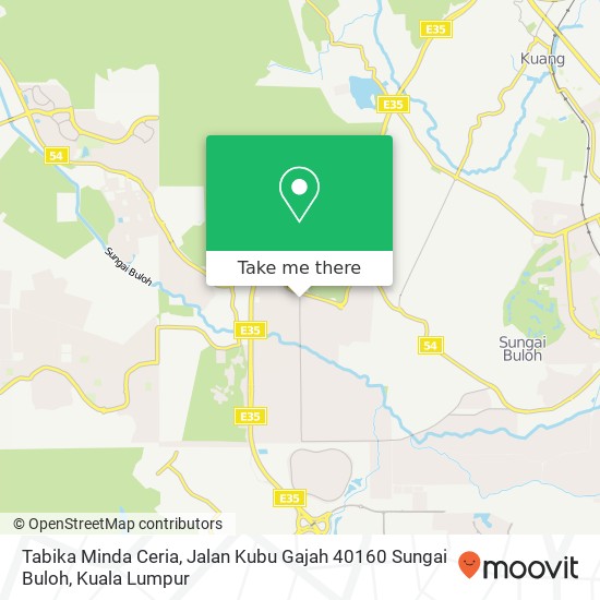 Tabika Minda Ceria, Jalan Kubu Gajah 40160 Sungai Buloh map