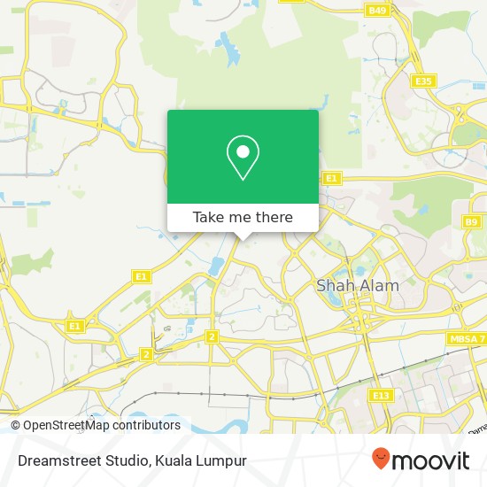 Dreamstreet Studio map