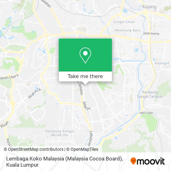 Lembaga Koko Malaysia (Malaysia Cocoa Board) map