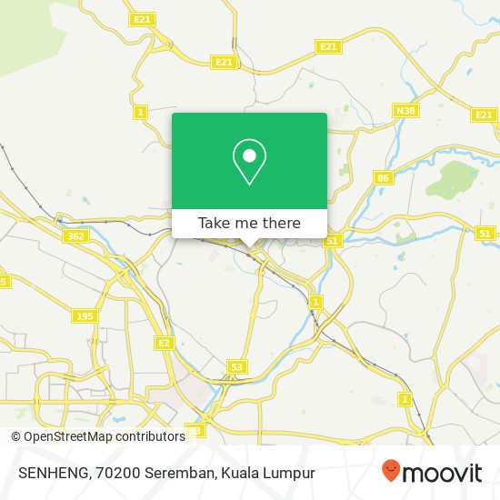 SENHENG, 70200 Seremban map