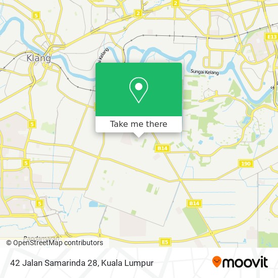 Peta 42 Jalan Samarinda 28