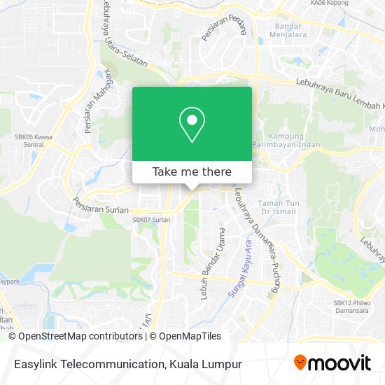 Easylink Telecommunication map