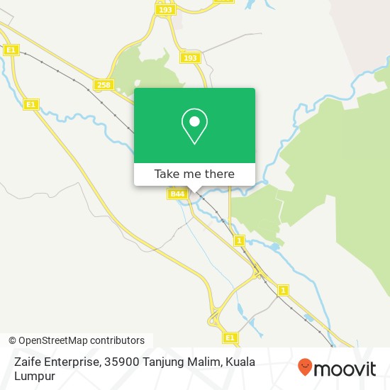 Peta Zaife Enterprise, 35900 Tanjung Malim