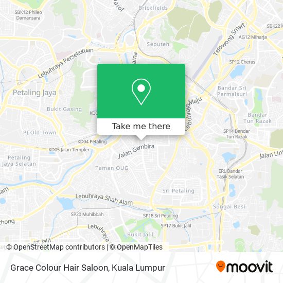 Grace Colour Hair Saloon map