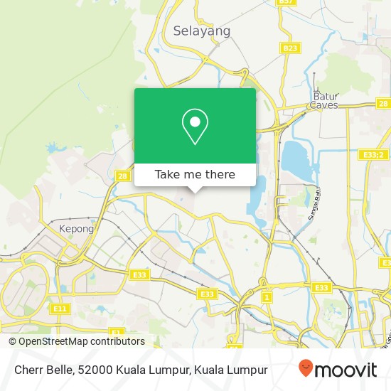 Peta Cherr Belle, 52000 Kuala Lumpur