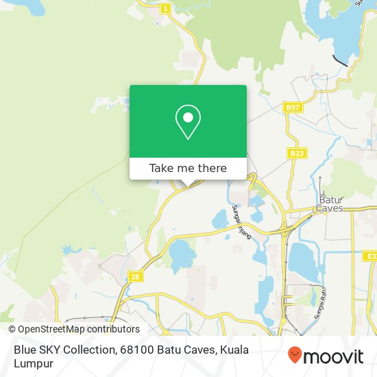 Blue SKY Collection, 68100 Batu Caves map