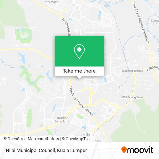 Nilai Municipal Council map