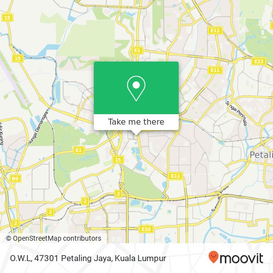 Peta O.W.L, 47301 Petaling Jaya