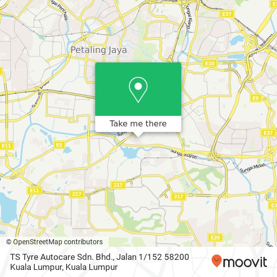 TS Tyre Autocare Sdn. Bhd., Jalan 1 / 152 58200 Kuala Lumpur map