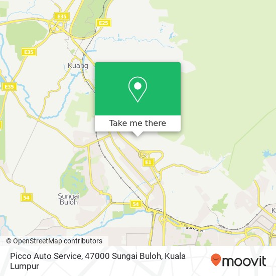 Picco Auto Service, 47000 Sungai Buloh map