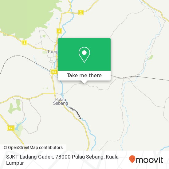 SJKT Ladang Gadek, 78000 Pulau Sebang map