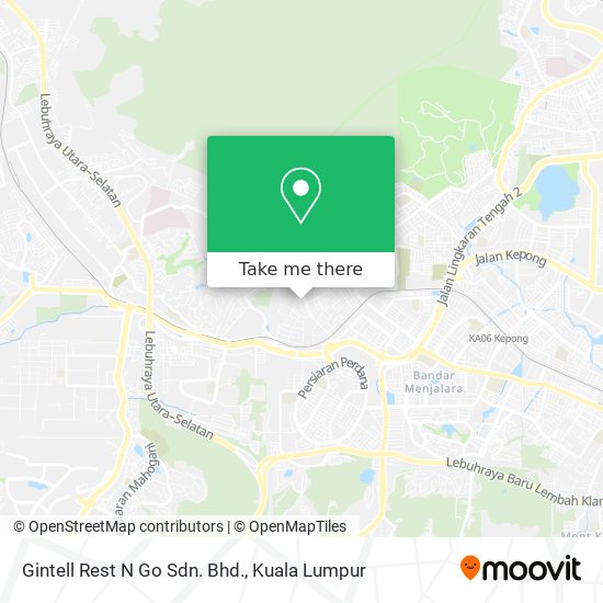 Gintell Rest N Go Sdn. Bhd. map