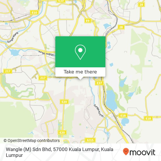 Wangle (M) Sdn Bhd, 57000 Kuala Lumpur map